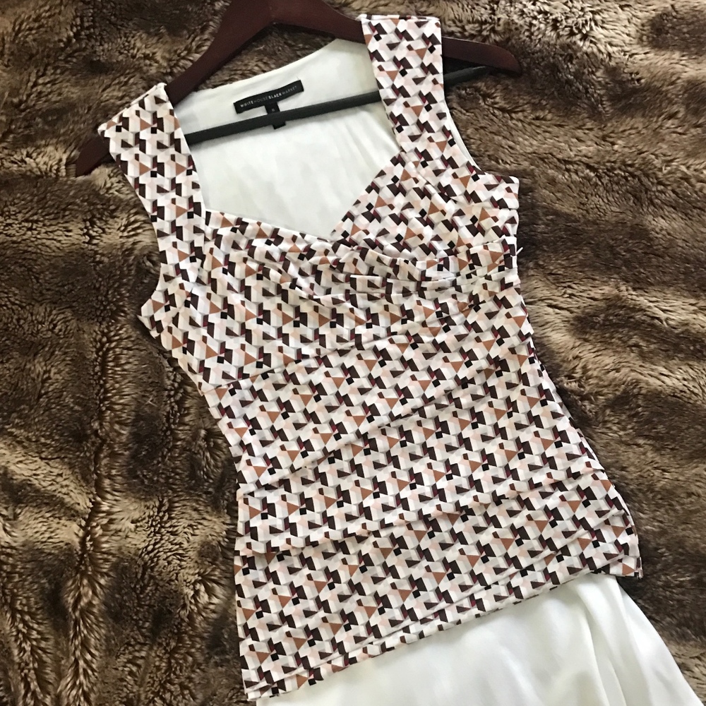 NWOT WHBM Geometric Tank Top